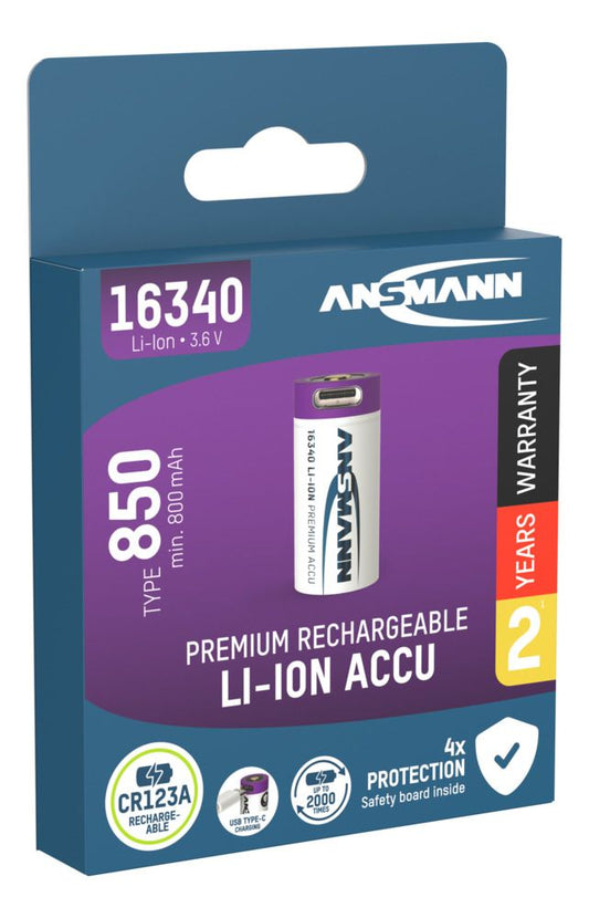 USB-C rechargeable battery from Ansmann